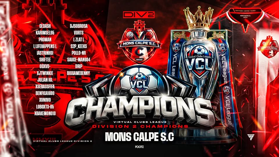 Mons Calpe esports champions