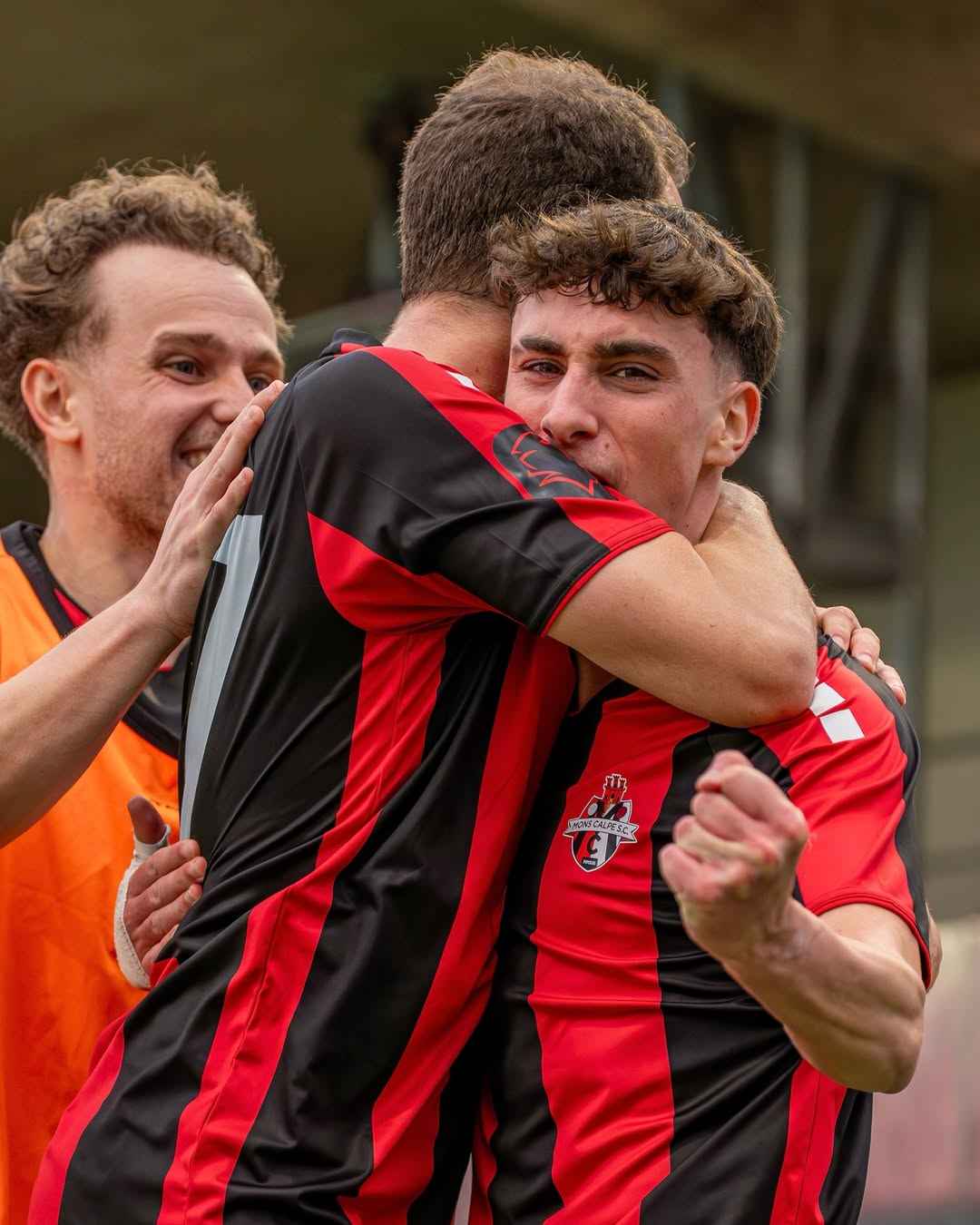 Mons Calpe players celebrating